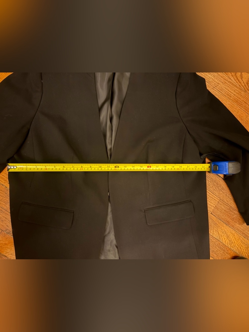 Women’s plus Bar III Black Open-Front Blazer size 2x worn twice career wear - Picture 7 of 12